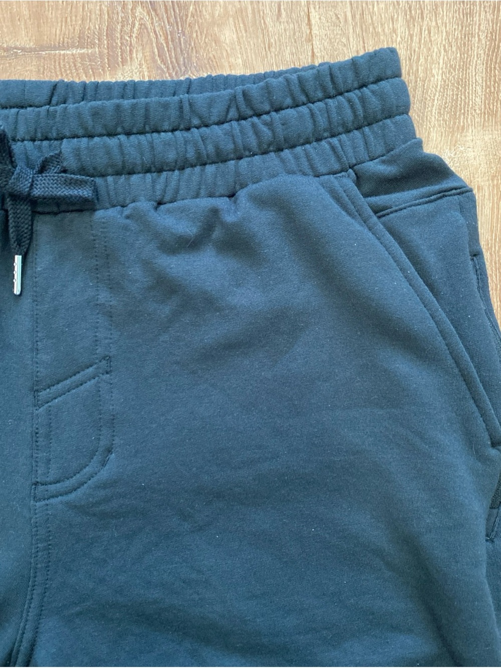 Quince Supersoft Fleece Jogger Mens Small Black Athleisure Gym Everyday Comfort - Picture 7 of 13